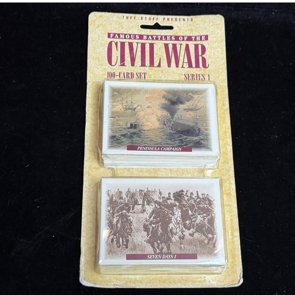 Tuff Stuff 1991 Famous Battles of the Civil War: 100 Card Set, Series 1, Sealed